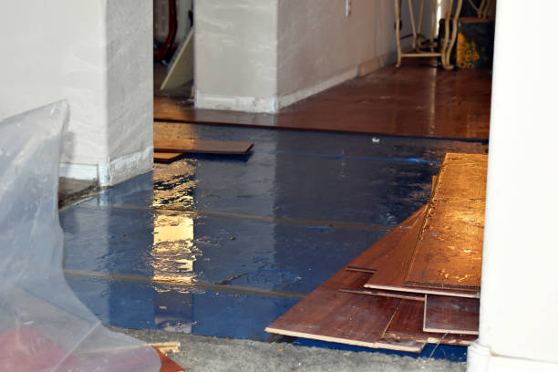 Professional Water Damage Restoration technician working in Portsmouth, NH